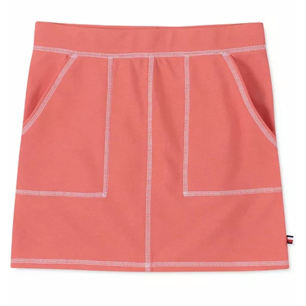 Tommy Hilfiger Stitched-Trim Skirt